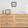 image:imageAmericanflat 11x14 Picture Frame 2Pack  Matted to 8x10  White  Slim Molding construction Polished plexiglass front hangs vertical or horizontal sawtooth hangers includedBlack