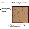 image:imageAmericanflat 11x14 Picture Frame 2Pack  Matted to 8x10  White  Slim Molding construction Polished plexiglass front hangs vertical or horizontal sawtooth hangers includedMahogany