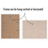 image:imageAmericanflat 11x14 Picture Frame 2Pack  Matted to 8x10  White  Slim Molding construction Polished plexiglass front hangs vertical or horizontal sawtooth hangers includedWhite