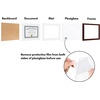 image:imageAmericanflat 11x14 Picture Frame 2Pack  Matted to 8x10  White  Slim Molding construction Polished plexiglass front hangs vertical or horizontal sawtooth hangers includedMahogany