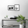 image:imageAmericanflat 11x14 Picture Frame 2Pack  Matted to 8x10  White  Slim Molding construction Polished plexiglass front hangs vertical or horizontal sawtooth hangers includedBlack