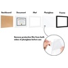 image:imageAmericanflat 11x14 Picture Frame 2Pack  Matted to 8x10  White  Slim Molding construction Polished plexiglass front hangs vertical or horizontal sawtooth hangers includedBlack