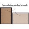 image:imageAmericanflat 11x14 Picture Frame 2Pack  Matted to 8x10  White  Slim Molding construction Polished plexiglass front hangs vertical or horizontal sawtooth hangers includedBlack