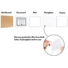 image:imageAmericanflat 11x14 Picture Frame 2Pack  Matted to 8x10  White  Slim Molding construction Polished plexiglass front hangs vertical or horizontal sawtooth hangers includedWhite