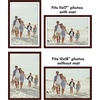 image:imageAmericanflat 11x14 Picture Frame 2Pack  Matted to 8x10  White  Slim Molding construction Polished plexiglass front hangs vertical or horizontal sawtooth hangers includedMahogany