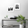 image:imageAmericanflat 11x14 Picture Frame 2Pack  Matted to 8x10  White  Slim Molding construction Polished plexiglass front hangs vertical or horizontal sawtooth hangers includedWhite