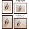 image:imageAmericanflat 11x14 Picture Frame 2Pack  Matted to 8x10  White  Slim Molding construction Polished plexiglass front hangs vertical or horizontal sawtooth hangers includedMahogany