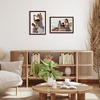 image:imageAmericanflat 11x14 Picture Frame 2Pack  Matted to 8x10  White  Slim Molding construction Polished plexiglass front hangs vertical or horizontal sawtooth hangers includedMahogany