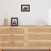 image:imageAmericanflat 11x14 Picture Frame 2Pack  Matted to 8x10  White  Slim Molding construction Polished plexiglass front hangs vertical or horizontal sawtooth hangers includedBlack