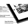 image:imageAmericanflat 11x14 Picture Frame 2Pack  Matted to 8x10  White  Slim Molding construction Polished plexiglass front hangs vertical or horizontal sawtooth hangers includedBlack