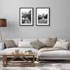 image:imageAmericanflat 11x14 Picture Frame 2Pack  Matted to 8x10  White  Slim Molding construction Polished plexiglass front hangs vertical or horizontal sawtooth hangers includedBlack