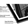 image:imageAmericanflat 11x14 Picture Frame 2Pack  Matted to 8x10  White  Slim Molding construction Polished plexiglass front hangs vertical or horizontal sawtooth hangers includedBlack