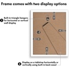 image:imageAmericanflat 11x14 Picture Frame 2Pack  Matted to 8x10  White  Slim Molding construction Polished plexiglass front hangs vertical or horizontal sawtooth hangers includedWhite