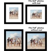 image:imageAmericanflat 11x14 Picture Frame 2Pack  Matted to 8x10  White  Slim Molding construction Polished plexiglass front hangs vertical or horizontal sawtooth hangers includedBlack