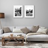 image:imageAmericanflat 11x14 Picture Frame 2Pack  Matted to 8x10  White  Slim Molding construction Polished plexiglass front hangs vertical or horizontal sawtooth hangers includedWhite
