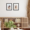 image:imageAmericanflat 11x14 Picture Frame 2Pack  Matted to 8x10  White  Slim Molding construction Polished plexiglass front hangs vertical or horizontal sawtooth hangers includedBlack