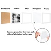 image:imageAmericanflat 11x14 Picture Frame 2Pack  Matted to 8x10  White  Slim Molding construction Polished plexiglass front hangs vertical or horizontal sawtooth hangers includedWhite