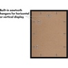 image:imageAmericanflat 11x14 Picture Frame 2Pack  Matted to 8x10  White  Slim Molding construction Polished plexiglass front hangs vertical or horizontal sawtooth hangers includedBlack