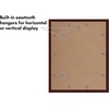 image:imageAmericanflat 11x14 Picture Frame 2Pack  Matted to 8x10  White  Slim Molding construction Polished plexiglass front hangs vertical or horizontal sawtooth hangers includedMahogany
