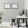 image:imageAmericanflat 11x14 Picture Frame 2Pack  Matted to 8x10  White  Slim Molding construction Polished plexiglass front hangs vertical or horizontal sawtooth hangers includedMahogany
