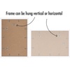 image:imageAmericanflat 11x14 Picture Frame 2Pack  Matted to 8x10  White  Slim Molding construction Polished plexiglass front hangs vertical or horizontal sawtooth hangers includedWhite