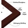 image:imageAmericanflat 11x14 Picture Frame 2Pack  Matted to 8x10  White  Slim Molding construction Polished plexiglass front hangs vertical or horizontal sawtooth hangers includedMahogany