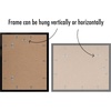 image:imageAmericanflat 11x14 Picture Frame 2Pack  Matted to 8x10  White  Slim Molding construction Polished plexiglass front hangs vertical or horizontal sawtooth hangers includedBlack