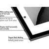 image:imageAmericanflat 11x14 Picture Frame 2Pack  Matted to 8x10  White  Slim Molding construction Polished plexiglass front hangs vertical or horizontal sawtooth hangers includedBlack