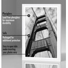 image:imageAmericanflat 11x14 Picture Frame 2Pack  Matted to 8x10  White  Slim Molding construction Polished plexiglass front hangs vertical or horizontal sawtooth hangers includedWhite