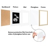 image:imageAmericanflat 11x14 Picture Frame 2Pack  Matted to 8x10  White  Slim Molding construction Polished plexiglass front hangs vertical or horizontal sawtooth hangers includedNatural Oak
