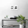 image:imageAmericanflat 11x14 Picture Frame 2Pack  Matted to 8x10  White  Slim Molding construction Polished plexiglass front hangs vertical or horizontal sawtooth hangers includedWhite