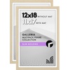 image:imageAmericanflat 11x14 Picture Frame 2Pack  Matted to 8x10  White  Slim Molding construction Polished plexiglass front hangs vertical or horizontal sawtooth hangers includedNatural Oak