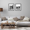 image:imageAmericanflat 11x14 Picture Frame 2Pack  Matted to 8x10  White  Slim Molding construction Polished plexiglass front hangs vertical or horizontal sawtooth hangers includedBlack