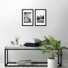 image:imageAmericanflat 11x14 Picture Frame 2Pack  Matted to 8x10  White  Slim Molding construction Polished plexiglass front hangs vertical or horizontal sawtooth hangers includedBlack