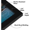 image:imageAmericanflat 11x17 Picture Frame 4Pack  Engineered Wood  Black  Shatterresistant glass hangs vertical or horizontal sawtooth hangers included fits photos posters and artBlack