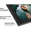 image:imageAmericanflat 11x17 Picture Frame 4Pack  Engineered Wood  Black  Shatterresistant glass hangs vertical or horizontal sawtooth hangers included fits photos posters and artBlack