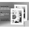 image:imageAmericanflat 11x17 Picture Frame 4Pack  Engineered Wood  Black  Shatterresistant glass hangs vertical or horizontal sawtooth hangers included fits photos posters and artWhite