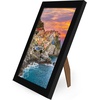 image:imageAmericanflat 11x17 Picture Frame 4Pack  Engineered Wood  Black  Shatterresistant glass hangs vertical or horizontal sawtooth hangers included fits photos posters and artBlack