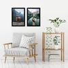 image:imageAmericanflat 11x17 Picture Frame 4Pack  Engineered Wood  Black  Shatterresistant glass hangs vertical or horizontal sawtooth hangers included fits photos posters and artBlack