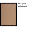 image:imageAmericanflat 11x17 Picture Frame 4Pack  Engineered Wood  Black  Shatterresistant glass hangs vertical or horizontal sawtooth hangers included fits photos posters and artBlack