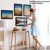 image:imageAmericanflat 11x17 Picture Frame 4Pack  Engineered Wood  Black  Shatterresistant glass hangs vertical or horizontal sawtooth hangers included fits photos posters and artBlack