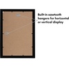 image:imageAmericanflat 11x17 Picture Frame 4Pack  Engineered Wood  Black  Shatterresistant glass hangs vertical or horizontal sawtooth hangers included fits photos posters and artBlack