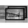 image:imageAmericanflat 11x17 Picture Frame 4Pack  Engineered Wood  Black  Shatterresistant glass hangs vertical or horizontal sawtooth hangers included fits photos posters and artBlack