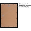 image:imageAmericanflat 11x17 Picture Frame 4Pack  Engineered Wood  Black  Shatterresistant glass hangs vertical or horizontal sawtooth hangers included fits photos posters and artBlack