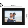 image:imageAmericanflat 11x17 Picture Frame 4Pack  Engineered Wood  Black  Shatterresistant glass hangs vertical or horizontal sawtooth hangers included fits photos posters and artBlack