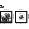image:imageAmericanflat 11x17 Picture Frame 4Pack  Engineered Wood  Black  Shatterresistant glass hangs vertical or horizontal sawtooth hangers included fits photos posters and artBlack