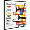 image:imageAmericanflat 125x125 Album Frame with Plexiglass  Set of 2  Record Album Frame for Vinyl LP Covers or Vinyl Records  Brooklyn Portrait Collection  Aluminum Record Frames for Wall  BlackBlack