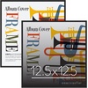 image:imageAmericanflat 125x125 Album Frame with Plexiglass  Set of 2  Record Album Frame for Vinyl LP Covers or Vinyl Records  Brooklyn Portrait Collection  Aluminum Record Frames for Wall  BlackBlack