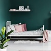image:imageAmericanflat 14 Floating Shelves for Wall  Set of 3  Made of Engineered Wood with Lipped Ledge  Floating Wall Shelves for Bedroom Bathroom Kitchen Office and Living Room  BlackWhite
