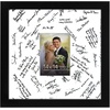 image:imageAmericanflat 14x14 Picture Frame  Matted to 5x7  Driftwood  Engineered Wood construction Shatterresistant glass hangs vertical or horizontal sawtooth hangers includedBlack